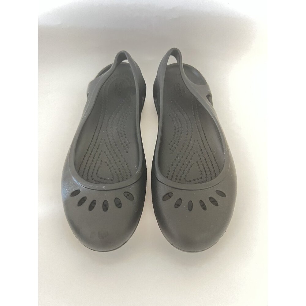 Crocs Kadee Ballet Flats Shoes  Slip On Black Women size 6M